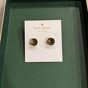 Kate Spade Smokey Gray Stud Earrings